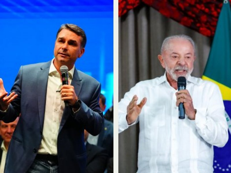 Rejeição de Flávio Bolsonaro é cinco pontos maior que a de Lula: 52% a 47%