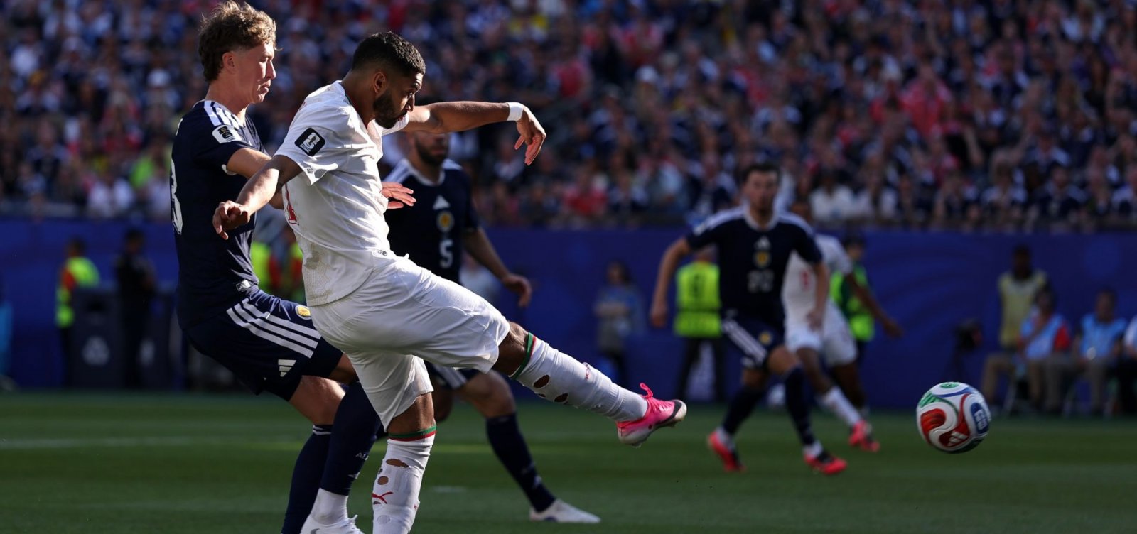 Com gol relâmpago, Marrocos bate a Escócia e soma 4 pontos no grupo do Brasil
