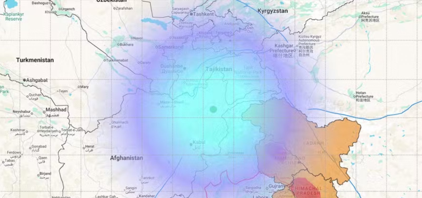 Terremoto de magnitude 6,1 atinge Afeganistão e Paquistão; não há registro de vítimas