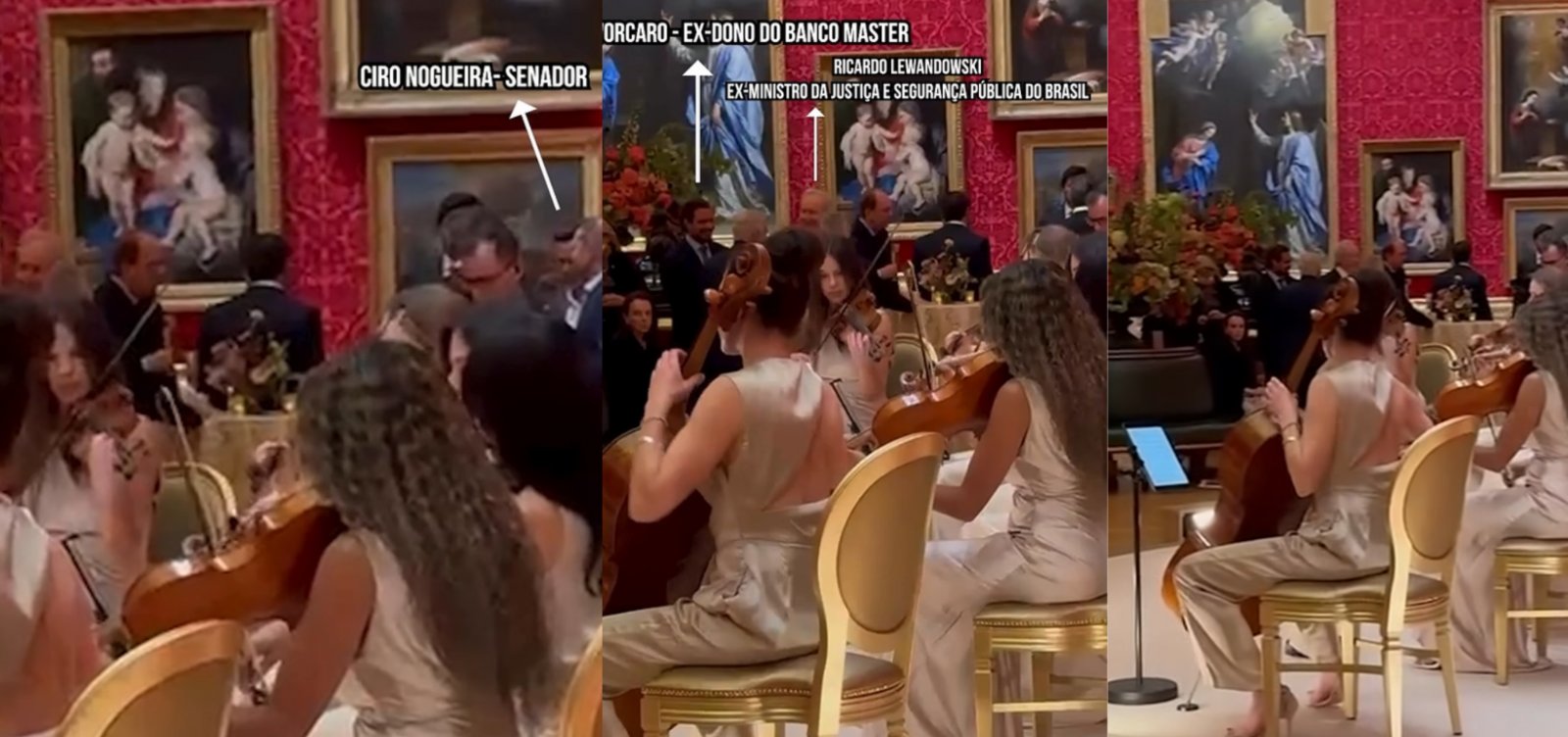 Vídeo registra Vorcaro ao lado de autoridades em evento patrocinado pelo Master em Londres