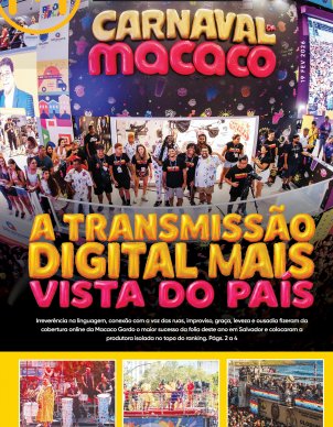 A transmissão digital mais vista do país