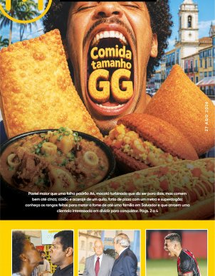 Comida tamanho GG