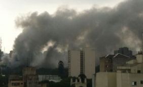 Incêndio atinge Museu da Língua Portuguesa, em São Paulo