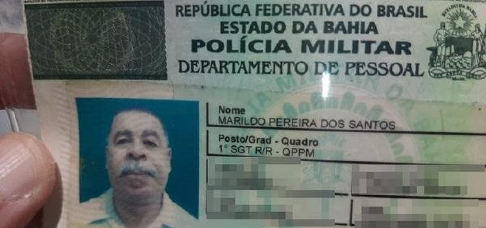 Sargento da PM aposentado é assassinado em Paripe Metro 1