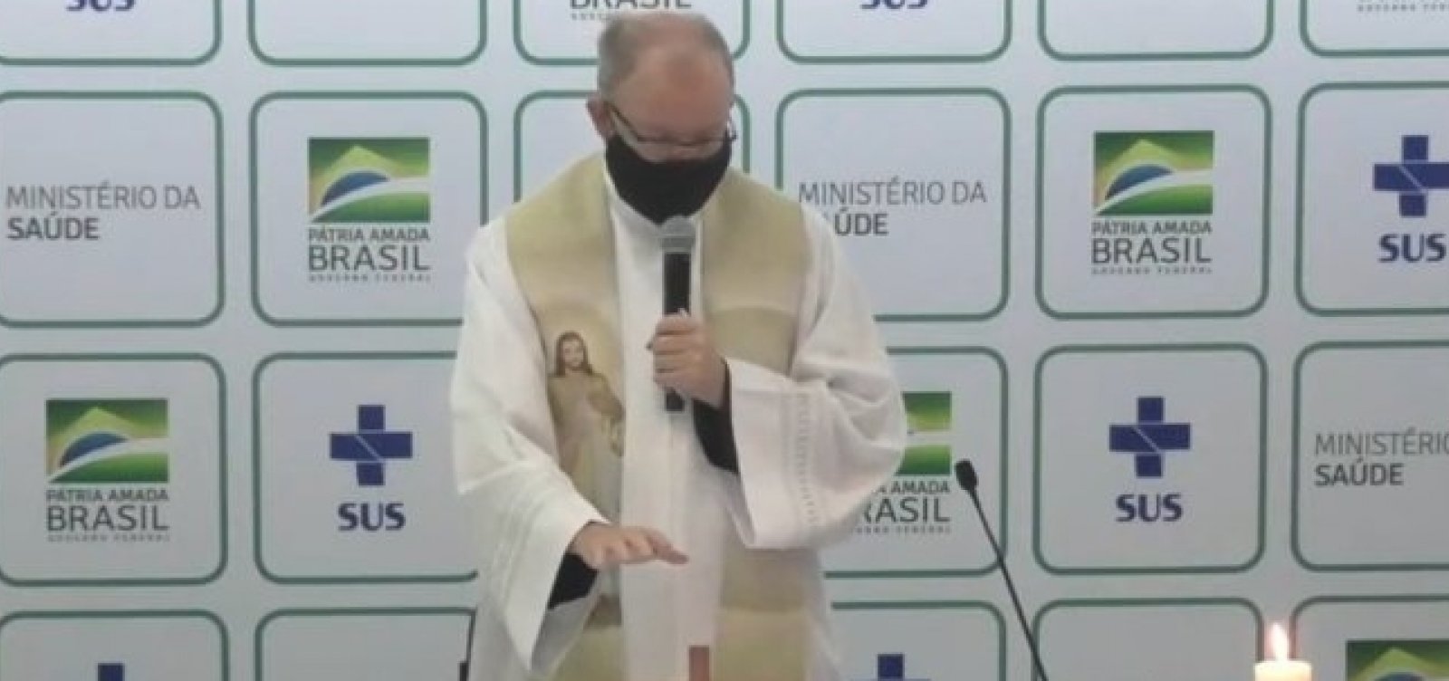 Ministério da Saúde transmite missa de Natal em canal do SUS 