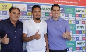 "Quero fazer história neste clube", diz Hernane ao ser apresentado no Bahia
