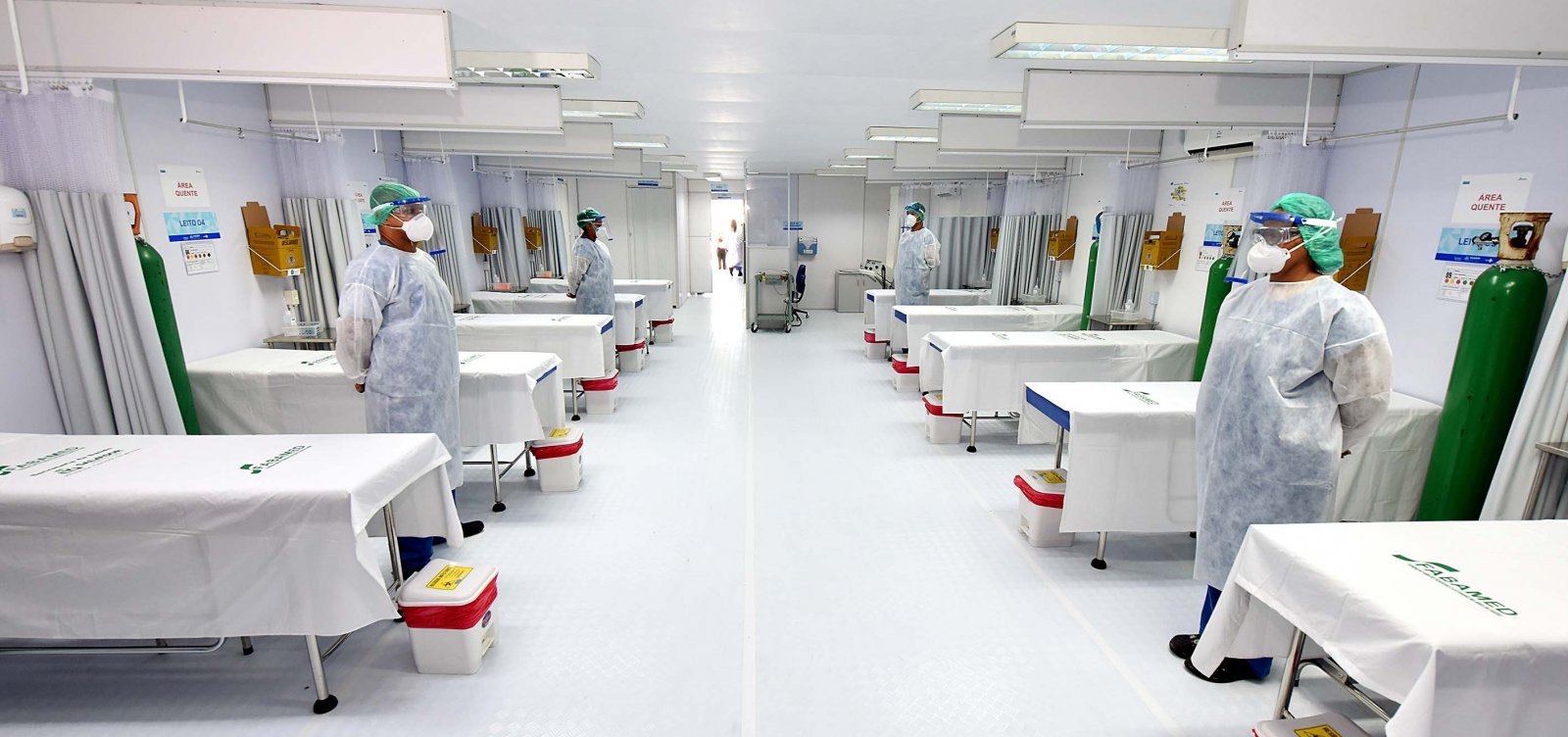 Taxa de ocupação de UTI adulto para Covid-19 cai 7 pontos percentuais em Salvador após instalação de novos leitos em hospital no Bonfim