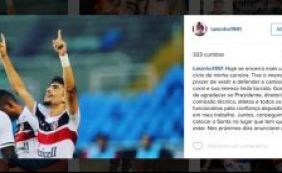 Especulado no Bahia, Luisinho se despede do Santa: "Sigo para um novo desafio"