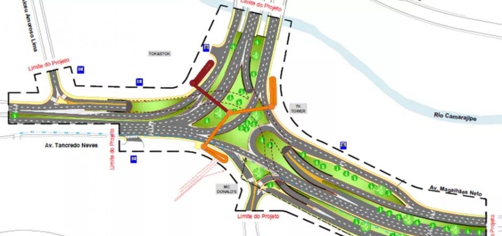 Trechos das avenidas Tancredo Neves e Magalhães Neto têm tráfego modificado; saiba mais