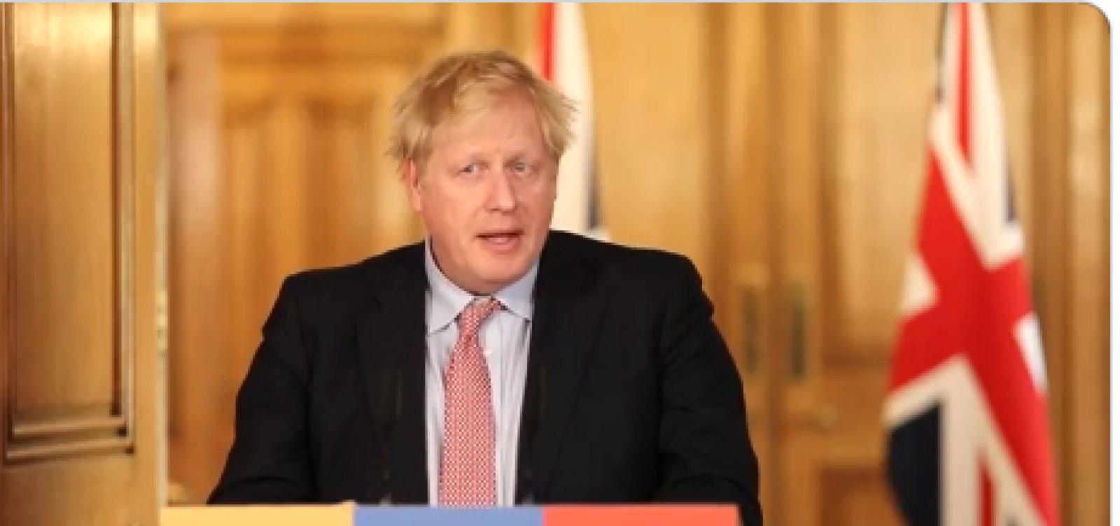 Primeiro-ministro britânico, Boris Johnson, se diz preocupado com 'variante brasileira' do coronavírus