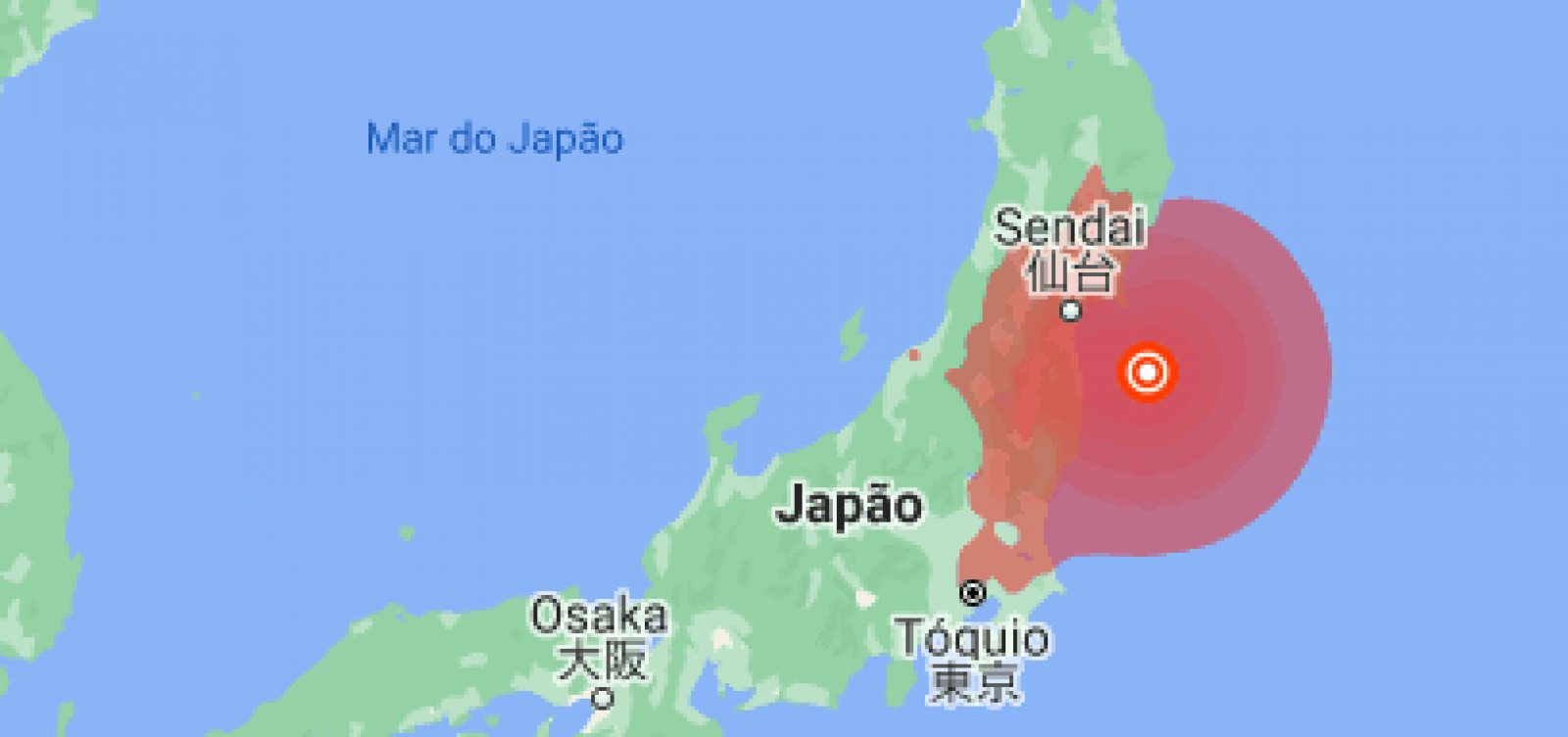 Terremoto com epicentro no mar a leste do Japão deixa feridos em Fukushima e outras cidades 