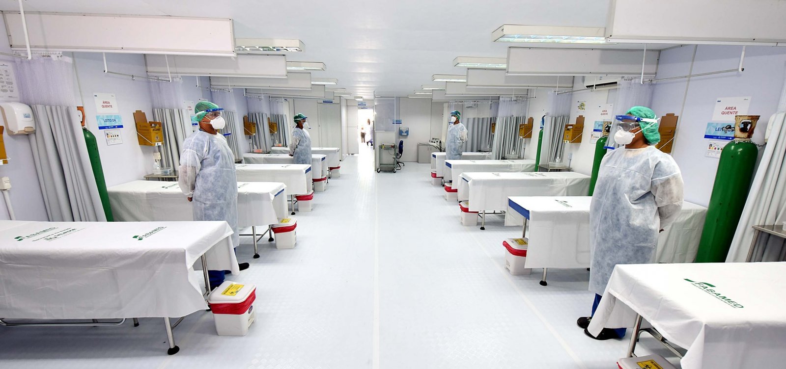 Nove hospitais registram 100% de ocupação de leitos para Covid-19 na Bahia