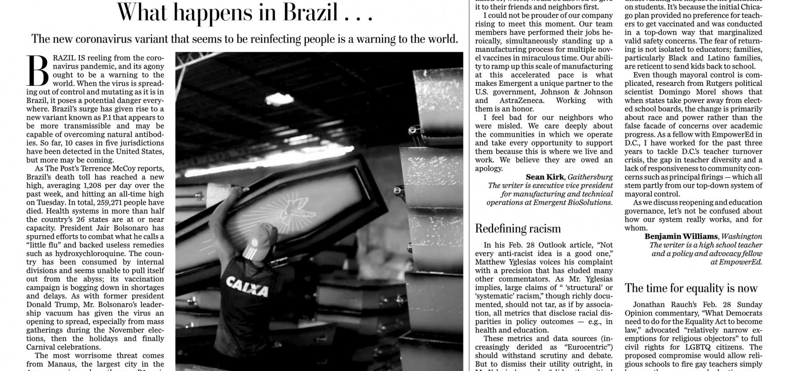 Covid-19 no Brasil: New York Times, The Guardian e Washington Post repercutem crise do país; veja manchetes