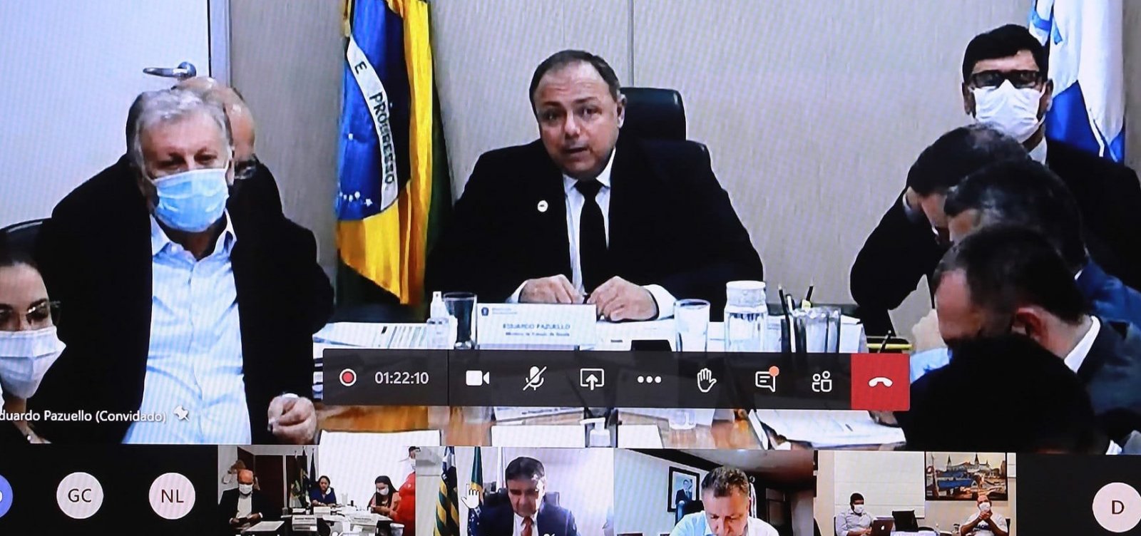Governadores se reúnem com Pazuello nesta segunda para discutir pacto nacional de combate à Covid-19