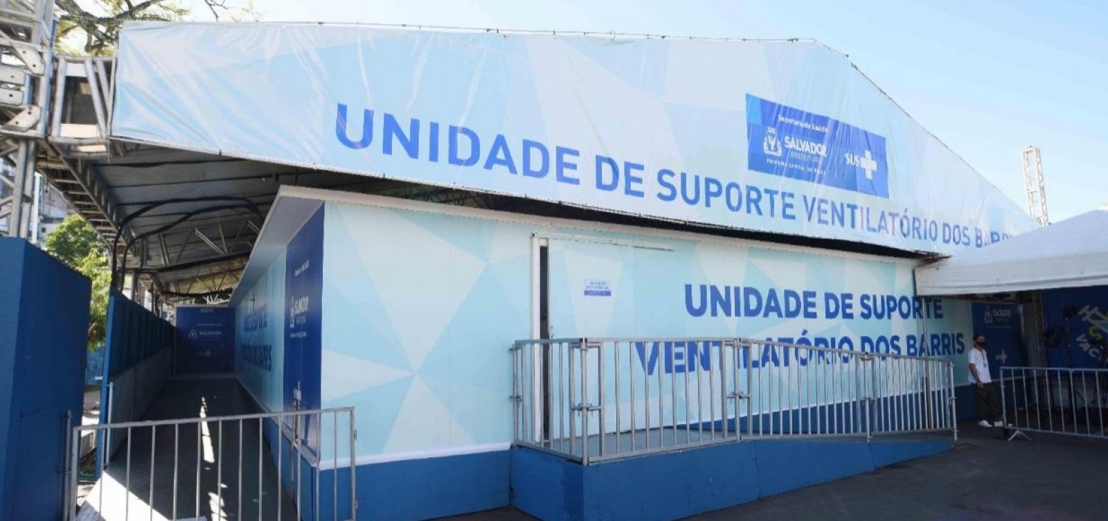 Tendas de suporte ventilatório em Salvador auxiliam no tratamento de pacientes Covid-19 em estado grave