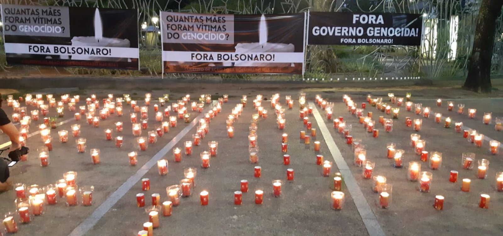 Ato no Campo Grande homenageia mães vítimas da pandemia e pede "Fora Bolsonaro"
