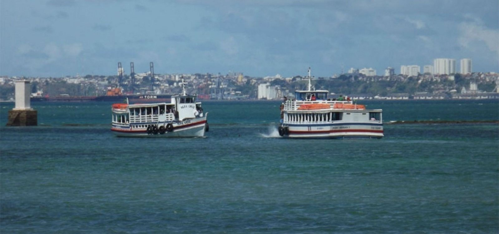 Travessia Salvador-Morro de SP opera normalmente, após 7 dias com conexão em Mar Grande