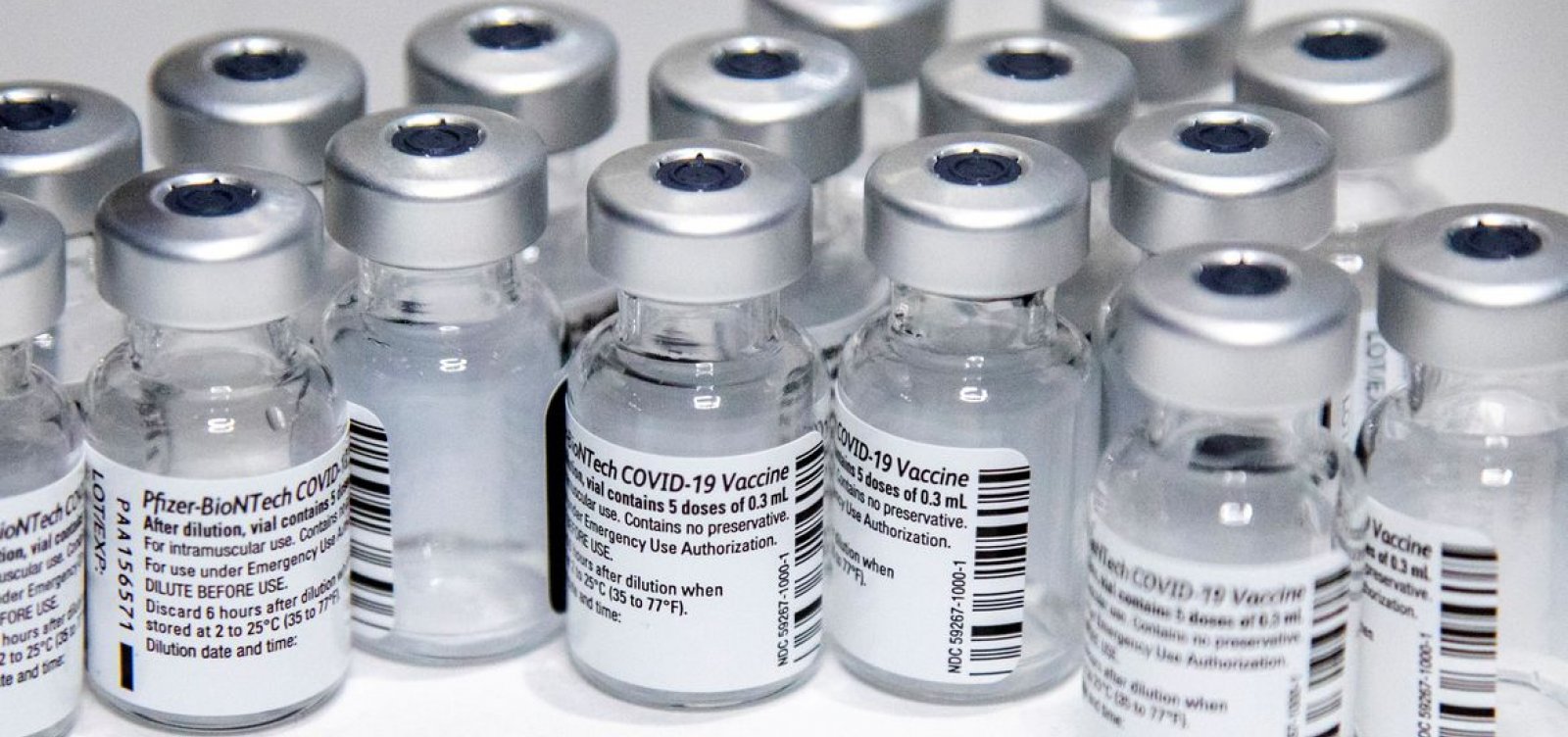 Lote com 629 mil doses da vacina da Pfizer chega ao Brasil