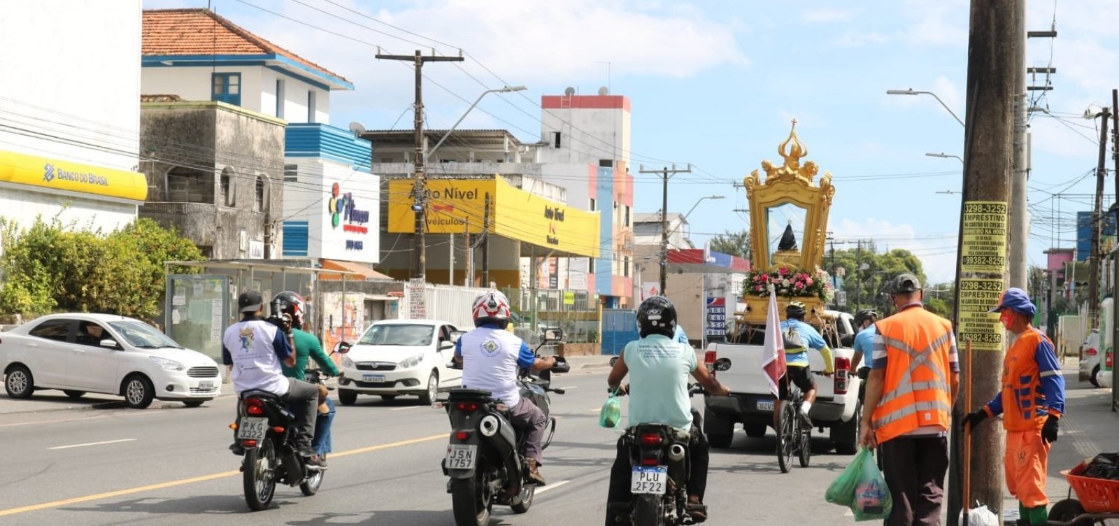 Carreata da Nossa Senhora Aparecida chega ao final do percurso; organização comemora sucesso da homenagem