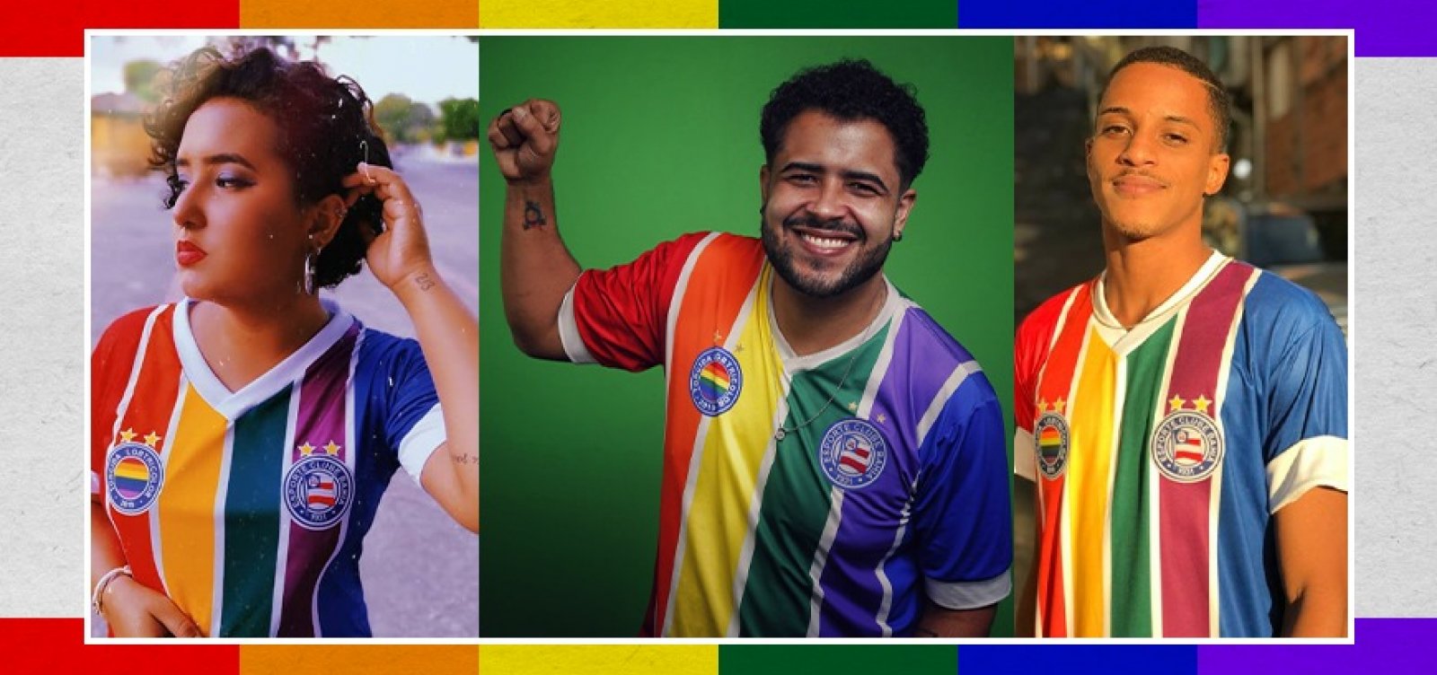 "O Bahia passou a incorporar a causa", diz idealizador da torcida LGBTricolor sobre lançamento de camisa