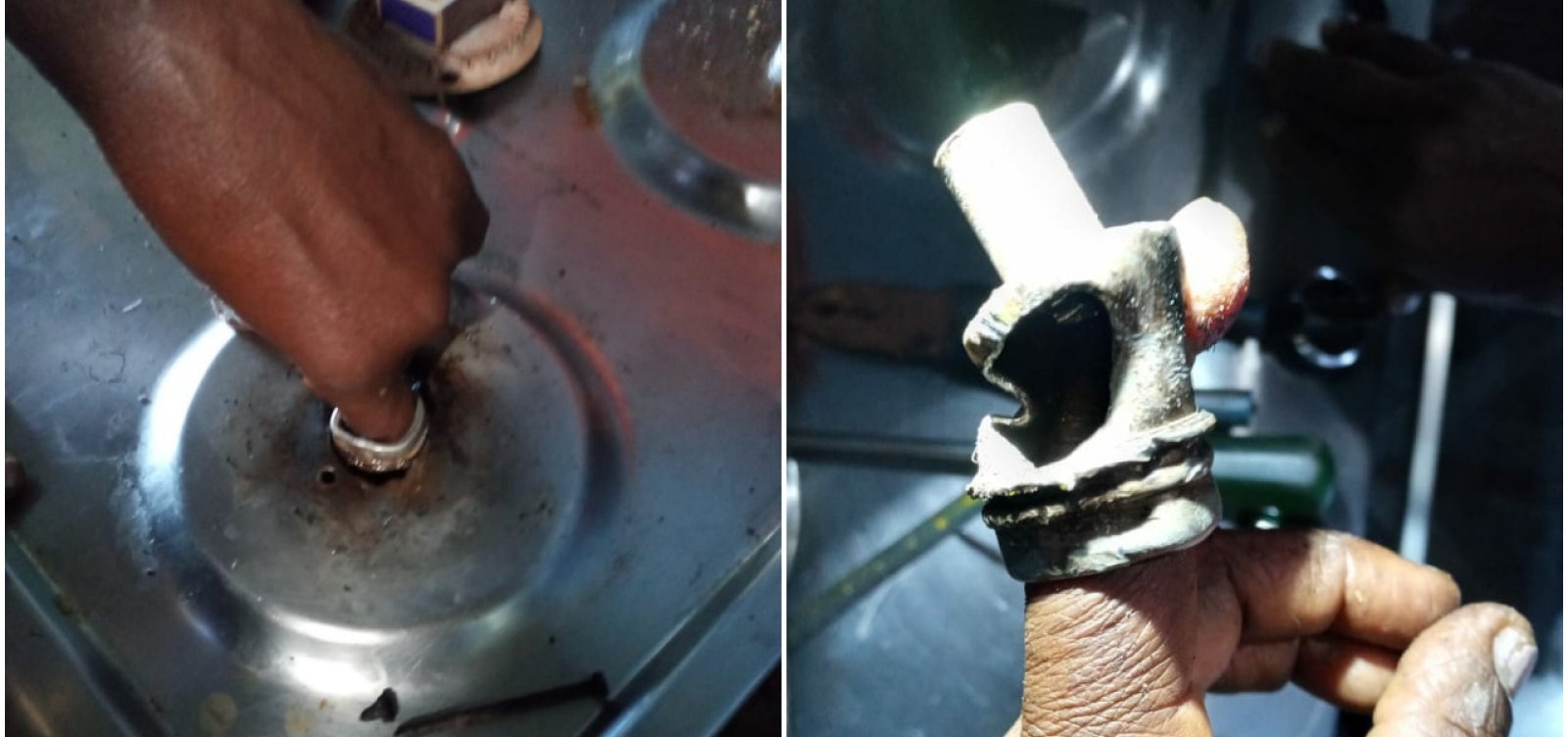 Mulher prende dedo em boca de fogão e pede socorro ao Corpo de Bombeiros