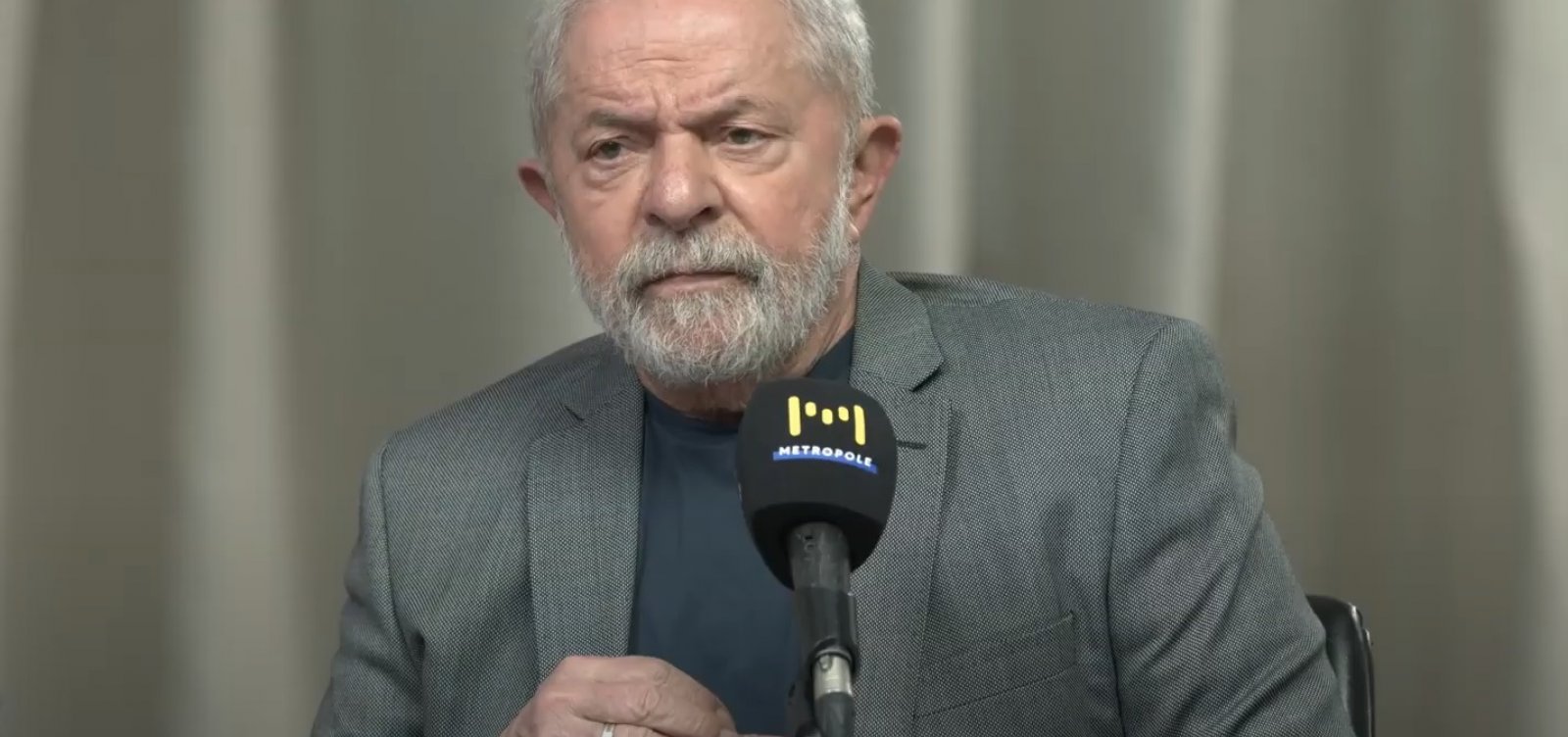  Lula ironiza terceira via e diz que pretende regular meios de comunicação no país: "A lei é de 1962"