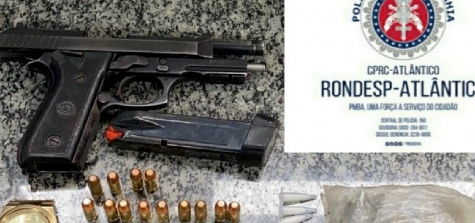 Polícia mata suspeito de tráfico em confronto e recupera pistola da PM de Sergipe