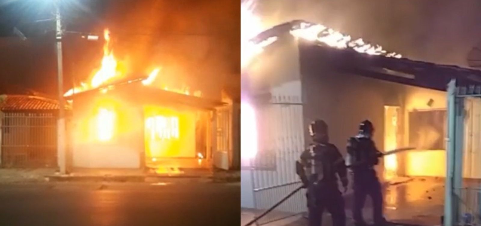 Casa é atingida por incêndio em Barreiras; moradores estavam ausentes