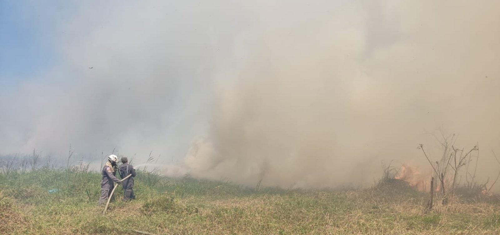 Sem vítimas, incêndio em parque de Vitória da Conquista é controlado