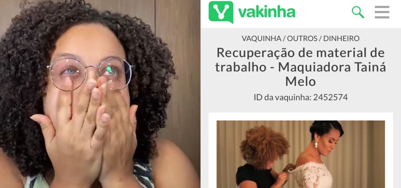 Maquiadora é roubada em Salvador e faz vakinha para conseguir material de volta