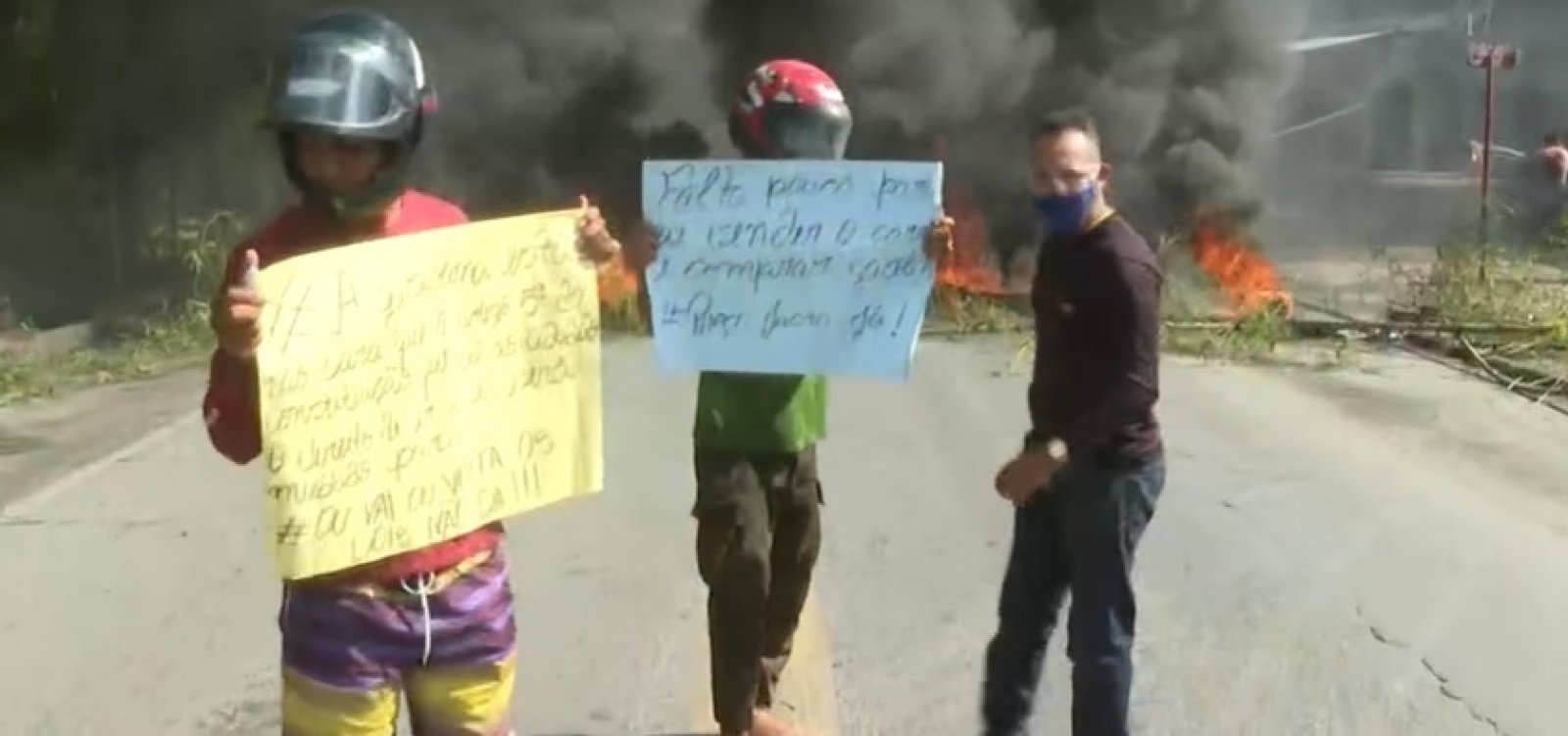 Motoristas voltam a bloquear Estrada do Derba contra alta dos combustíveis
