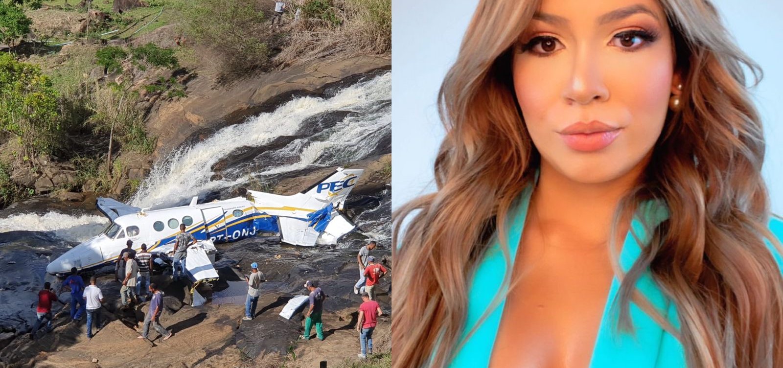 Avião com Marília Mendonça cai em MG; cantora está bem, diz assessoria