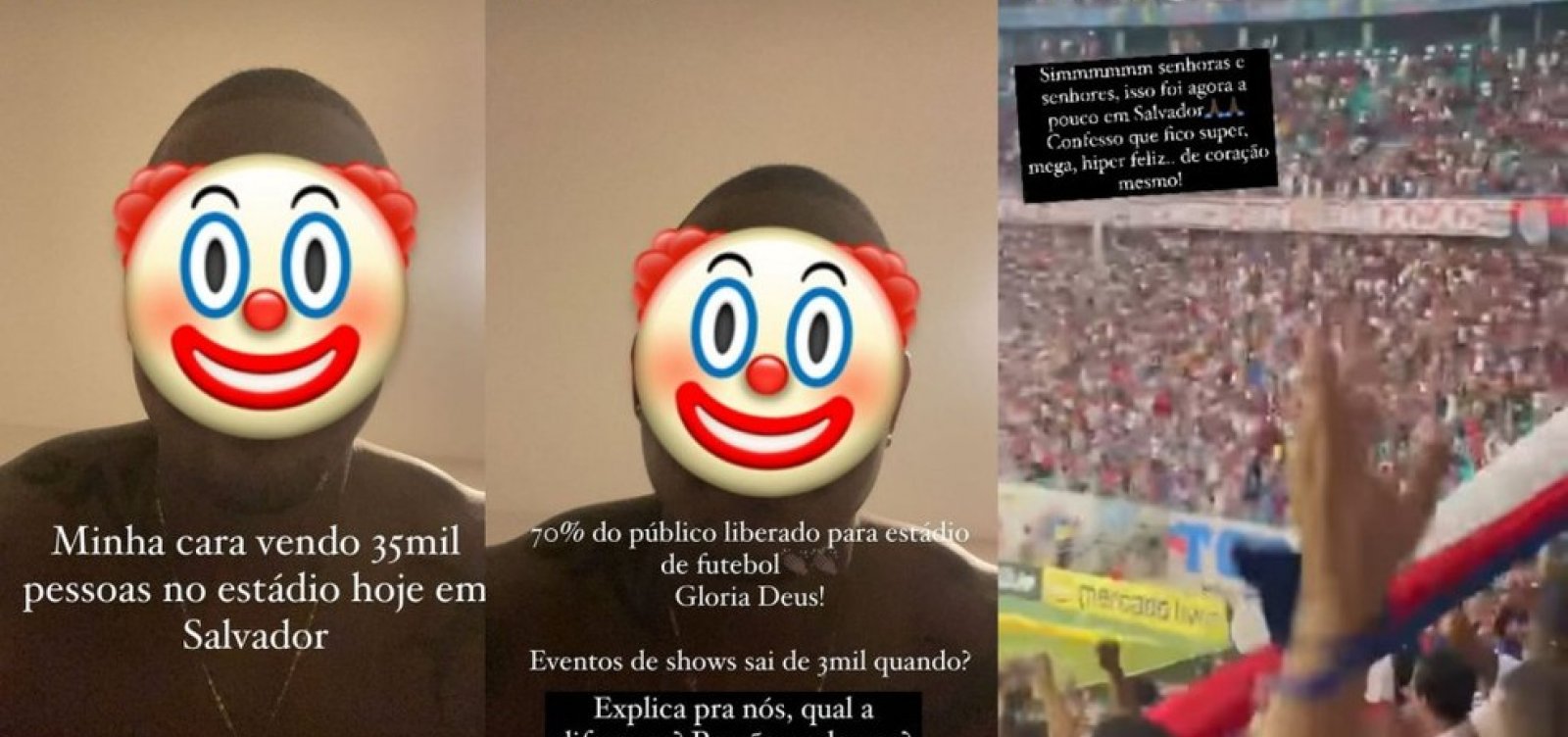 Léo Santana critica público nos estádios e pede liberação de eventos 