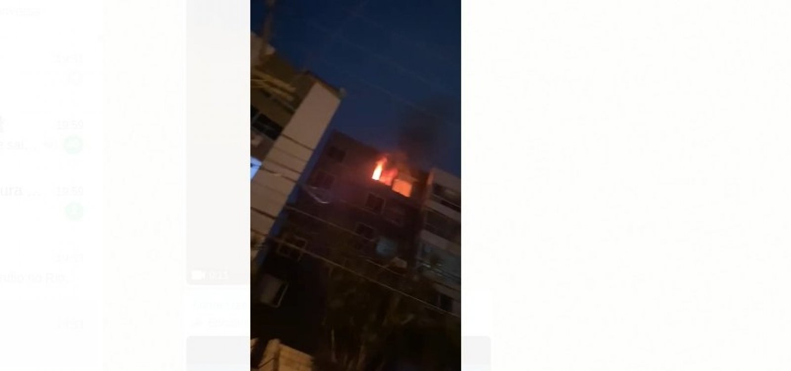 Bombeiros controlam incêndio em apartamento no bairro do Rio Vermelho