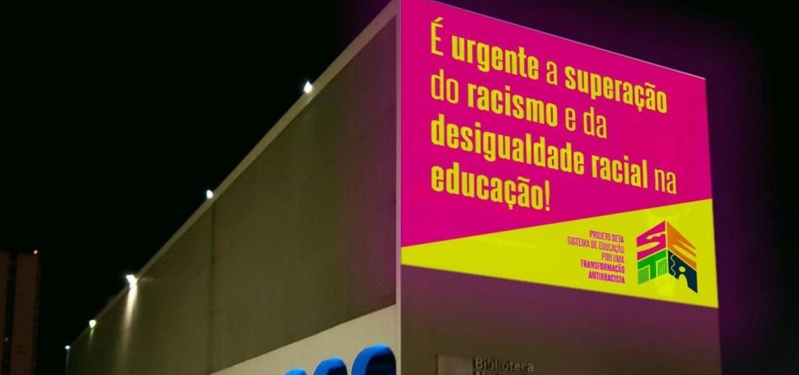 Salvador e cinco cidades terão projeções chamando atenção para educação antirracista no Brasil