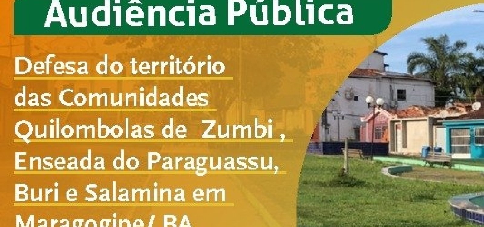 Defensoria da Bahia promove audiência pública para apurar ações contra quilombolas de Maragogipe