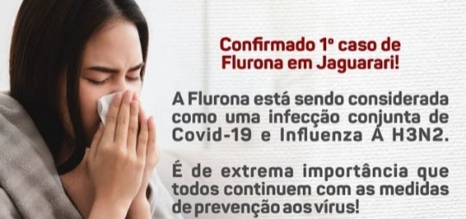 Prefeituras de  Senhor do Bonfim e Jaguarari confirmam casos de ‘flurona’ na Bahia