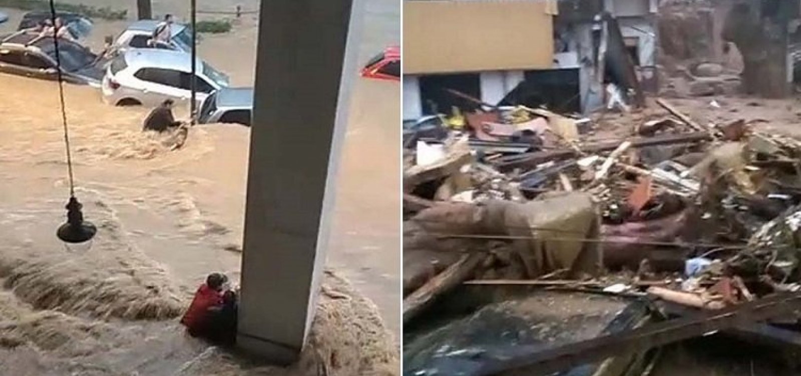Chuva já matou 34 pessoas em Petrópolis, no Rio de Janeiro