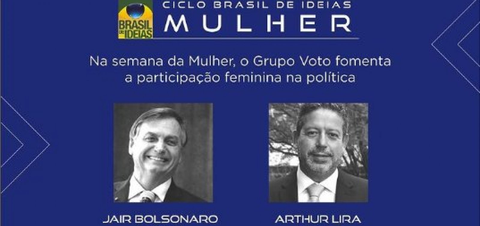Evento em homenagem ao Dia da Mulher tem Bolsonaro e apenas políticos homens como palestrantes