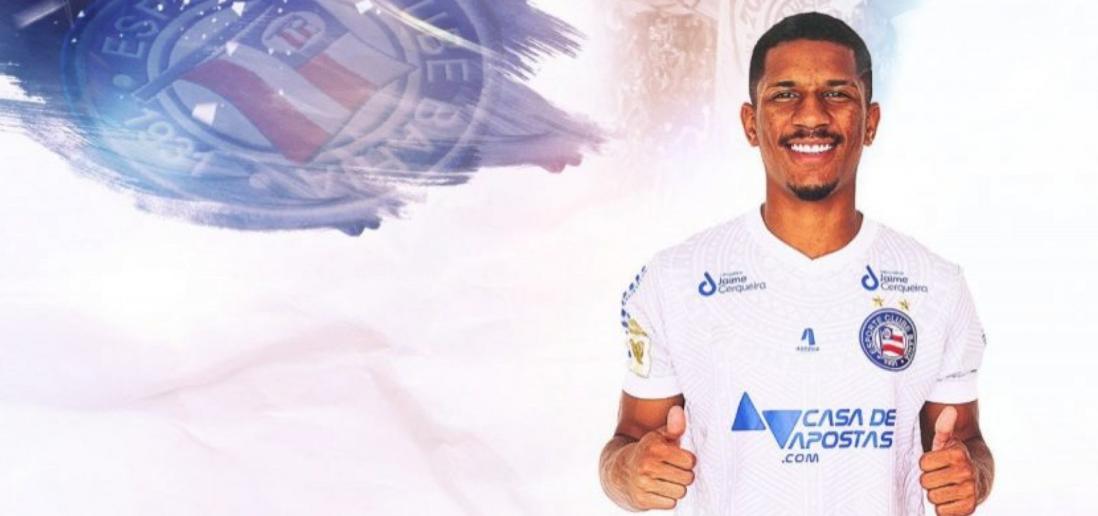 Bahia confirma a contratação do atacante Matheus Davó