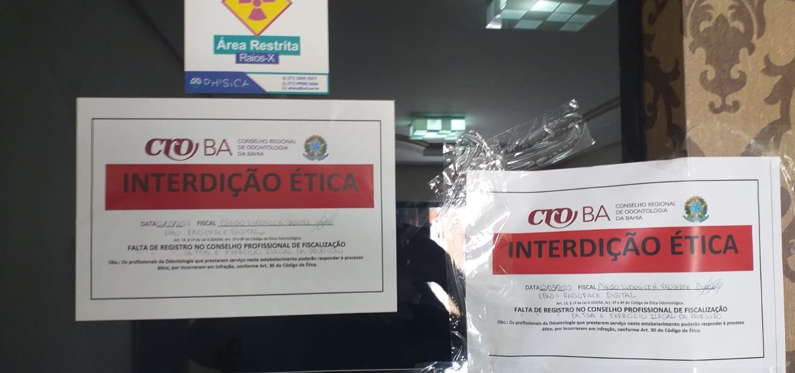CRO-BA interdita clínica de radiologia em Seabra por manter funcionária em exercício ilegal da profissão  