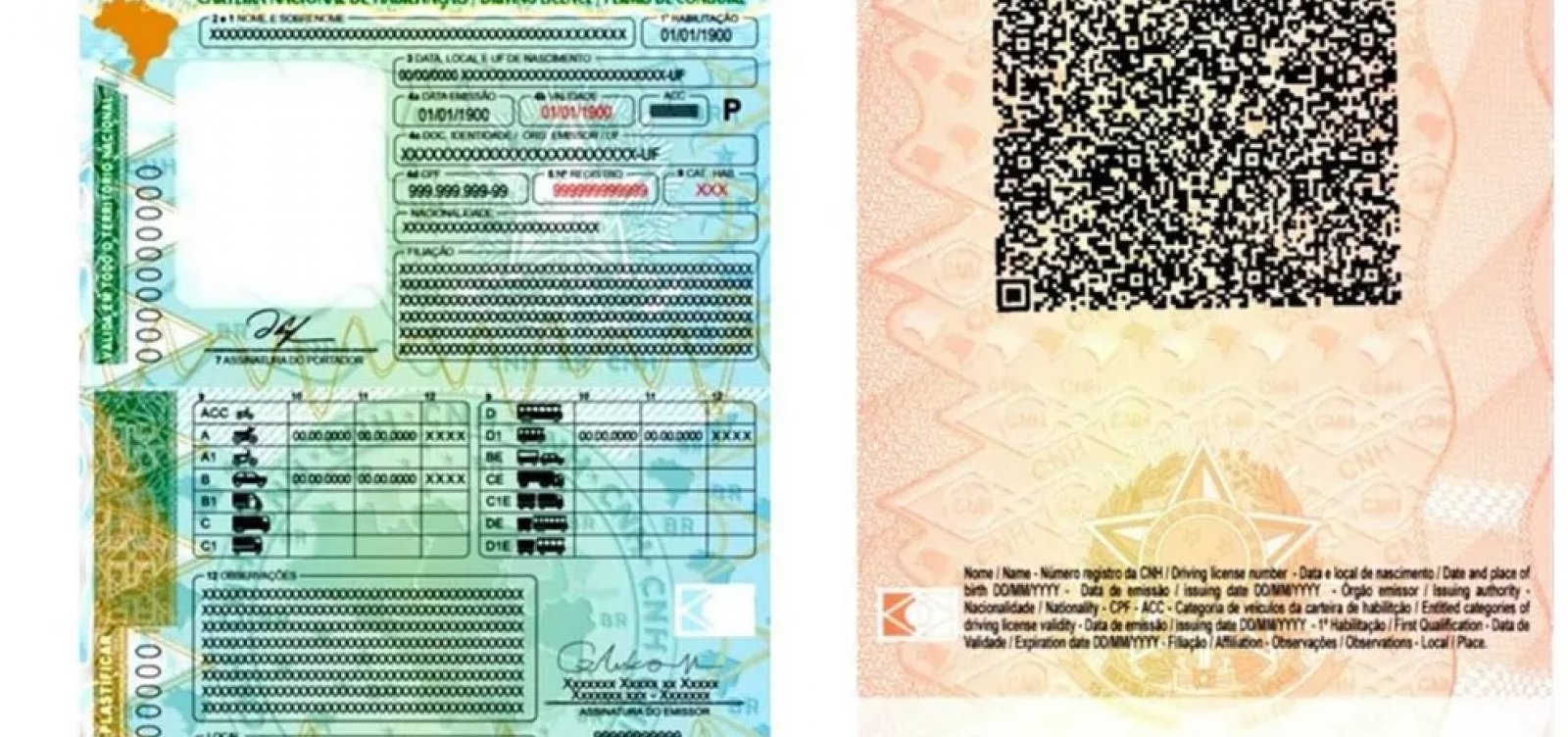 Novo modelo da CNH come&ccedil;a a ser emitido nesta quarta na Bahia 