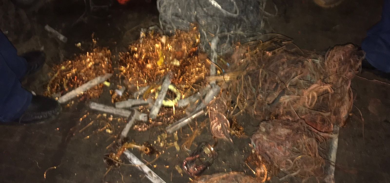 Operação Sucata encontra cerca de 80 quilos de fio de cobre furtados em Salvador
