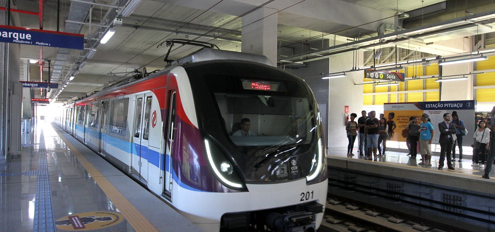 Metrô de Salvador mantém horário de funcionamento normal durante feriado de 2 de Julho