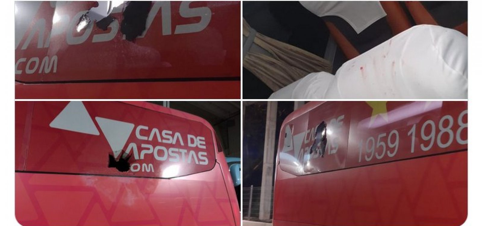 MP-BA indicia suspeitos de ataque a ônibus do Bahia por lesão corporal leve; clube protesta