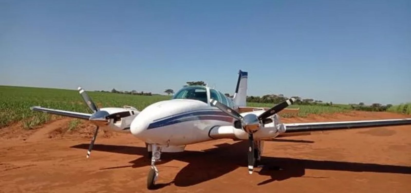Com 500 quilos de cocaína, aeronave é interceptada pela FAB no Mato Grosso do Sul 