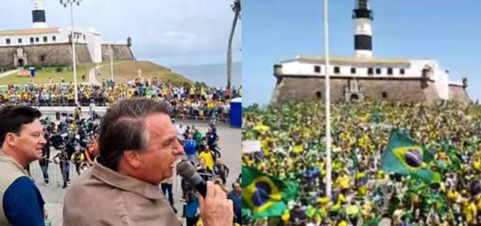 Militância divulgou vídeo antigo em ato pró-Bolsonaro no 2 de Julho, diz projeto Comprova