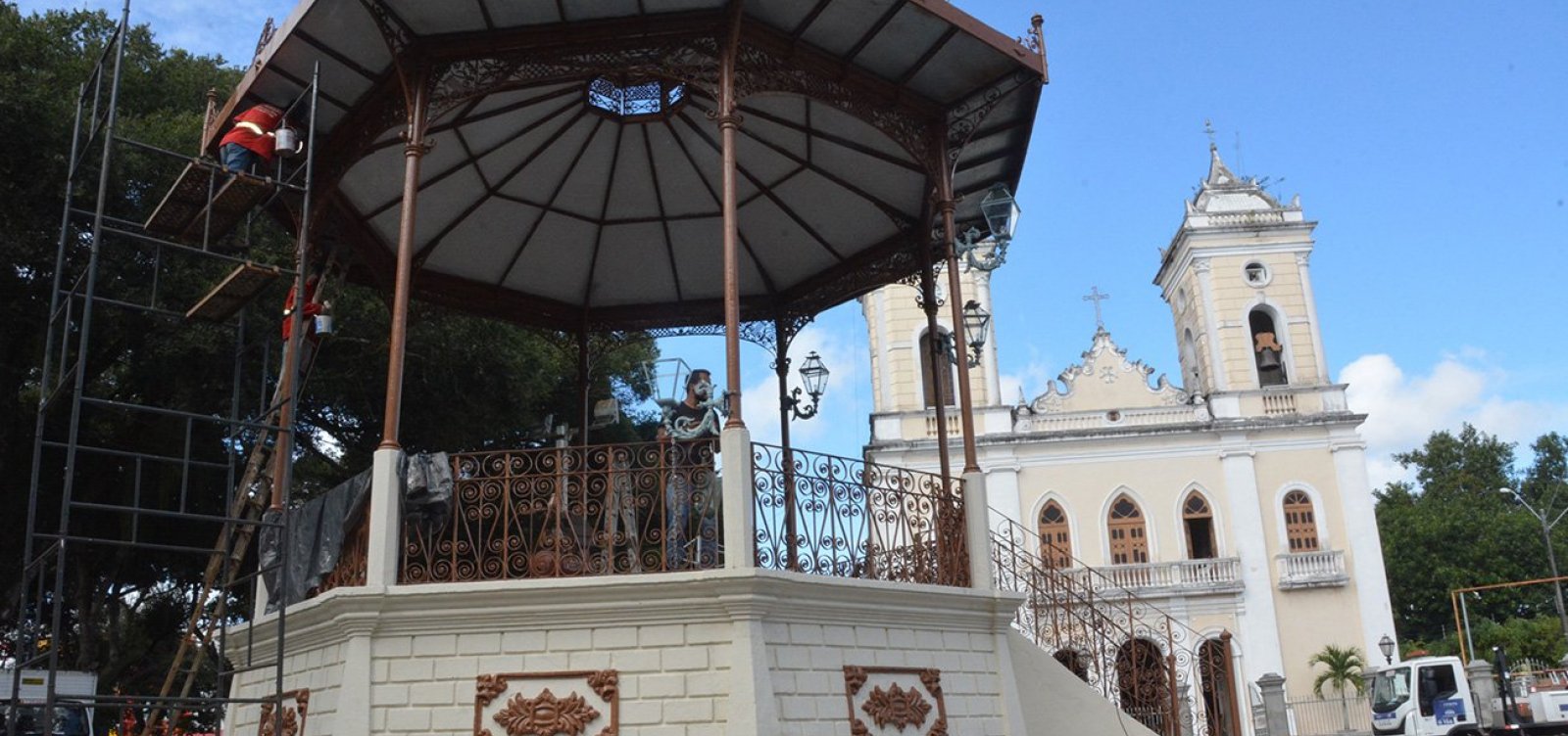 Patrimônio Artístico e Cultural da Bahia, Coreto da Matriz é restaurado em Feira de Santana 