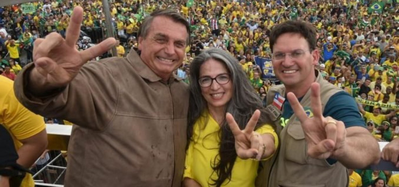 João Roma e Raissa Soares participam de lançamento da candidatura de Bolsonaro