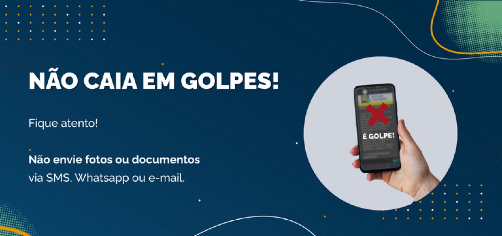 INSS alerta sobre golpe e diz que não pede documentos por mensagem de texto